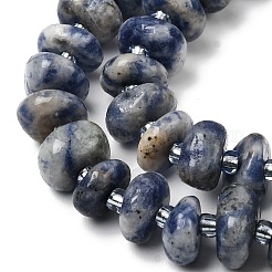 Natural Blue Spot Jasper Beads Strands&nbsp;G-L649-C01-01