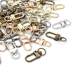 50Pcs 5 Colors Alloy Swivel Snap Hook Clasps&nbsp;FIND-TA0005-83