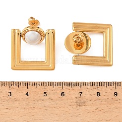 316 Surgical Stainless Steel Stud Earrings for Women&nbsp;SA-C001-01G