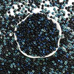 Metallic Colors Glass Seed Beads&nbsp;SEED-Z001-C-D12