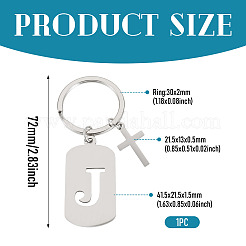 1Pc Stainless Steel Keychains&nbsp;KEYC-TADJ0001-08J