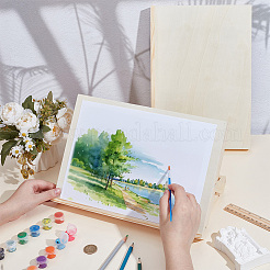 長方形の木製イーゼル  塗装用  美術工芸  バリーウッド  230x105~212x185~228mm&nbsp;AJEW-WH0596-686