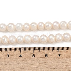 Natural Cultured Freshwater Pearl Beads Strands&nbsp;PEAR-I007-07Y-04A