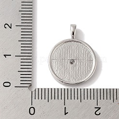 Rack Plating Brass & Cubic Zirconia Pendants&nbsp;KK-L216-060P