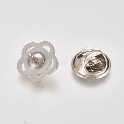 Plastic Safety Brooches&nbsp;JEWB-WH0009-34