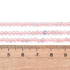 Natural Morganite Beads Strands&nbsp;G-H358-A10-3mm-01