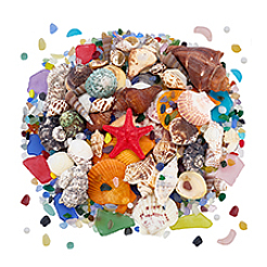 Plastic Shell & Glass  Aquarium Landscaping&nbsp;DIY-PH0035-11