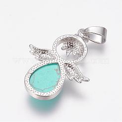 Natural & Synthetic Mixed Stone Pendants&nbsp;G-G651-A