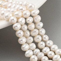 天然養殖淡水パールビーズ連売り  ポテト  古いレース  4.8~5.2mm  穴：0.6mm  約34~35個/連  6.69~7.09インチ（17~18cm）&nbsp;PEAR-C003-28