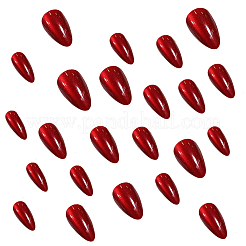 1 Bag ABS Plastic Cat Eye Effect Press On False Nails&nbsp;MRMJ-CP0001-64