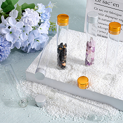 24Pcs 2 Colors Clear Glass Bottles Bead Containers&nbsp;CON-SC0001-13C-01