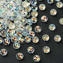 プレシオサ®クリスタルビーズ  チェコクリスタル  451 19 002 ベラトリックス  00030 200 クリスタル アブ  6mm  穴：1.2mm&nbsp;Y-PRC-BC6-00030-200