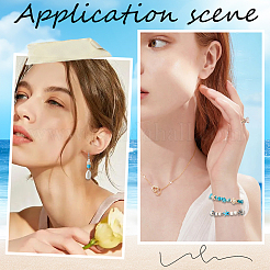 DIY Ocean Theme Synthetic Turquoise & Alloy Jewelry Making Findings Beads Kits&nbsp;DIY-SC0027-41