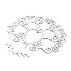 Tree of Life 201 Stainless Steel 3D Rotating Hanging Wind Spinner&nbsp;STAS-Z116-02P-03
