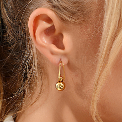 Simple 201 Stainless Steel Stud Earrings for Women&nbsp;PO4456