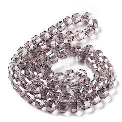Electroplate Rondelle Glass Beads Strands&nbsp;EGLA-A036-09A-PL03