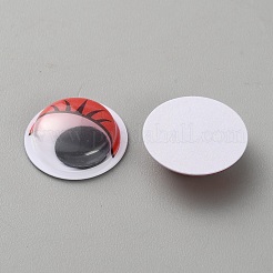 樹脂人形の工芸品の目  おもちゃの DIY アクセサリー用  クリムゾン  15x4.5mm&nbsp;DIY-WH0698-009F