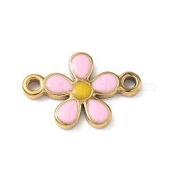 304 Stainless Steel Enamel Connector Charms&nbsp;STAS-G387-01G