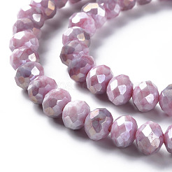 Opaque Baking Paint Glass Beads Strands&nbsp;EGLA-N006-006A