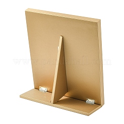 PUレザーのピアスディスプレイ  木で  ジュエリーディスプレイスタンド  ブラック  30.2x13.1x34.8cm&nbsp;EDIS-L003-02