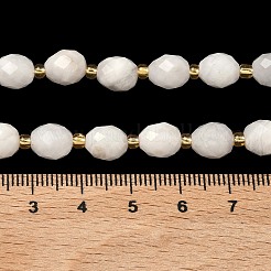Natural White Crazy Agate Beads Strands&nbsp;G-F809-A54-01