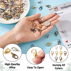 120Pcs 8 Colors Zinc Alloy Lobster Claw Clasps&nbsp;FIND-BT0001-22