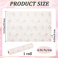 Rose Pattern PVC Shelf Liners&nbsp;AJEW-WH0083-14A