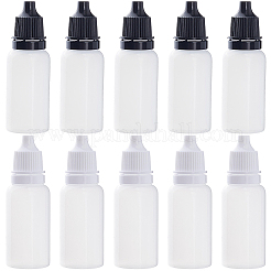 10個 2スタイル PEプラスチック詰め替えボトル  キャップ付き  ミックスカラー  2.3x6.8~6.85cm  5個/スタイル&nbsp;AJEW-GF0013-39B