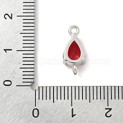 Brass Pave Cubic Zirconia Connector Charms&nbsp;KK-Z120-31P-02