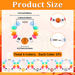 6Pcs Silicone Cup Charms&nbsp;HJEW-SC00121