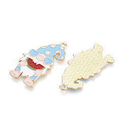 Alloy and Enamel Pendants&nbsp;ENAM-T021-20C