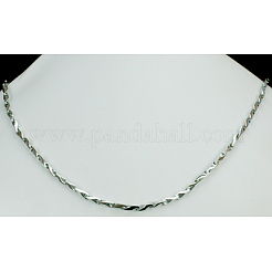 Non-Tarnish 304 Stainless Steel or 201 Stainless Steel Necklace for Men Women&nbsp;STAS-C042-04