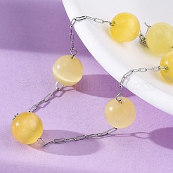 304 Stainless Steel Cable Chain Bracelets&nbsp;BJEW-C094-01P-03