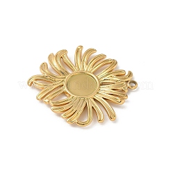 304 Stainless Steel Pendant Cabochon Settings&nbsp;STAS-L293-06G