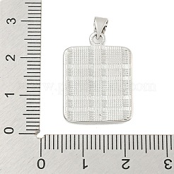 ラックメッキ真鍮チャーム  カドミウムフリー＆鉛フリー  長持ちメッキ  プラチナ  ハート  23.5x17x3mm  穴：5x3mm&nbsp;KK-U021-12P-01