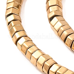 Electroplated Synthetic Non-magnetic Hematite Beads Strands&nbsp;G-H027-F01-01