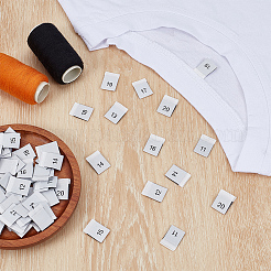 400Pcs 10 Styles Polyester Size Labels for Clothing&nbsp;DIY-BC0016-59A