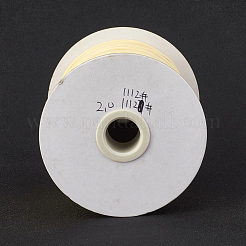 環境に優しい韓国のワックスポリエステルコード  トウモロコシの穂の黄色  1.5mm  約169.51~174.98ヤード（155~160m）/ロール&nbsp;YC-P002-1.5mm-1112