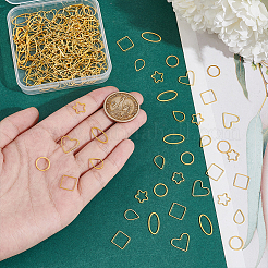 240Pcs 6 Styles Brass Linking Rings&nbsp;FIND-UN0003-68