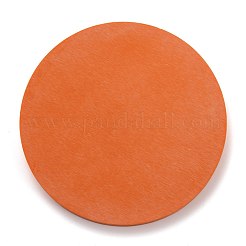樹脂人工大理石ジュエリーディスプレイトレイ  PUレザーと  フラットラウンド  アンティークホワイト  15.5x1.2cm&nbsp;AJEW-I048-06C