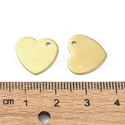 Ion Plating(IP) 201 Stainless Steel Charms&nbsp;X-STAS-H191-01C-G