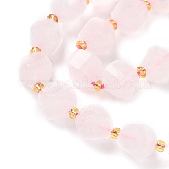Natural Rose Quartz Beads Strands&nbsp;G-U023-A18-01