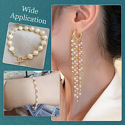 90Pcs 3 Styles Corrugated Round Brass Beads&nbsp;KK-TA0008-93