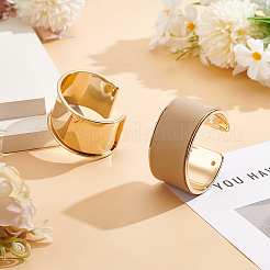 2Pcs Alloy Grooved Bangles&nbsp;FIND-UN0015-98A