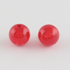模造ゼリーアクリルビーズ  ラウンド  ミックスカラー  8mm  穴：1.5mm  約1700個/500g&nbsp;SACR-R836-8mm-M