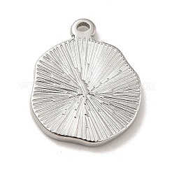 Tarnish Resistant 304 Stainless Steel Pendants Rhinestone Setting&nbsp;STAS-A066-18P