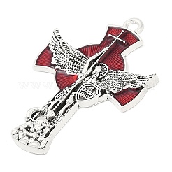 Alloy Enamel Pendants&nbsp;PALLOY-R151-71AS-01