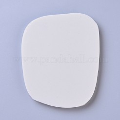 食品グレードのシリコーン静脈型  フォンダン型  DIYケーキデコレーション用  チョコレート  キャンディ  UVレジン＆エポキシ樹脂ジュエリー作り  葉  ホワイトスモーク  106x87x7mm  インナーサイズ：27~91mm&nbsp;DIY-K011-14