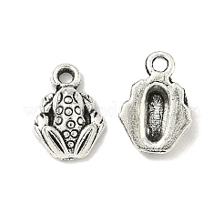 Tibetan Style Alloy Frog Charms&nbsp;TIBEP-O009-28