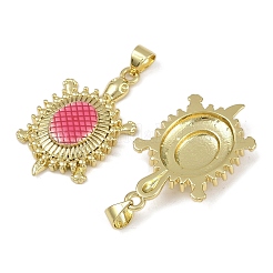 Brass Enamel Pendants&nbsp;KK-I358-071G